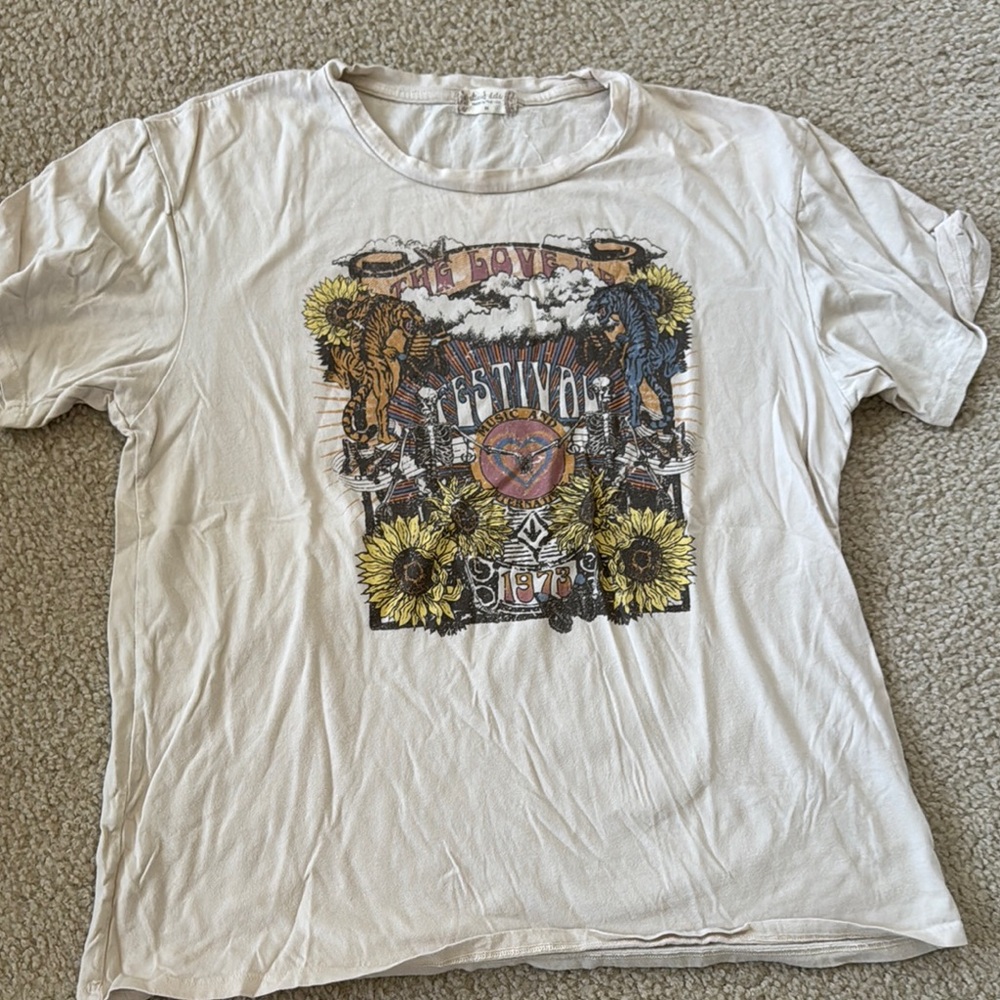 Festival Graphic Kids T-Shirt - White